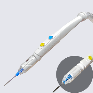Promed disposable smoke evacuation pencil combines electrosurgical cutting and smoke removal